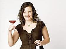 Jennifer Colliau holds a drink